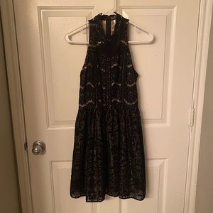 Black sparkly short dress